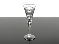 WATERFORD MILLENIUM PEACE CRYSTAL CHAMPAGNE FLUTES GLASSES – SET OF 2