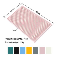 Durable and Stylish Silicone Bar Mat for Spills Coffee and Glass Drying – Perfec