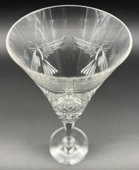 Waterford Crystal Fluted Champagne Glasses Set Of 2 Millennium Series 9 1/4