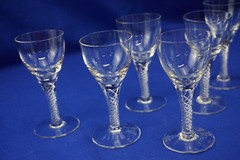 Stuart Ariel (6) Cordial Glasses, 3 7/8″ (B5)