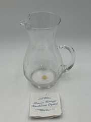 Princess House Heritage Handblown Crystal Beverage Pitcher USA 459 Box Vintage