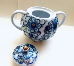 Beautiful Lomonosov Bindweed Tea Set Shape Tulip