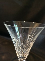 6 Oscar de la Renta Waldorf Signed Crystal Wine Flutes Water Size With Tags