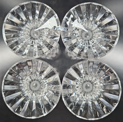 (4) Cristal D’Arques Bretagne Fluted Champagne Set Vintage Crystal Cut Stemware