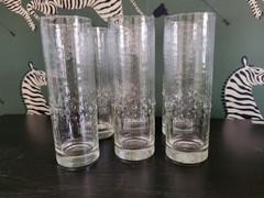 VINTAGE Iittala Finland Tapio Wirkkala Mesi Highball Glasses Texture – Set Of 6