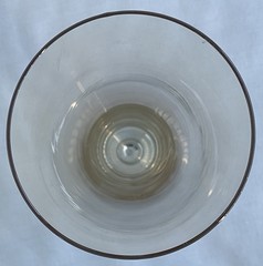 Set Of 2 Vintage Light Amber Footed Pilsner Glasses – 8″ Tall – MCM – Stunning