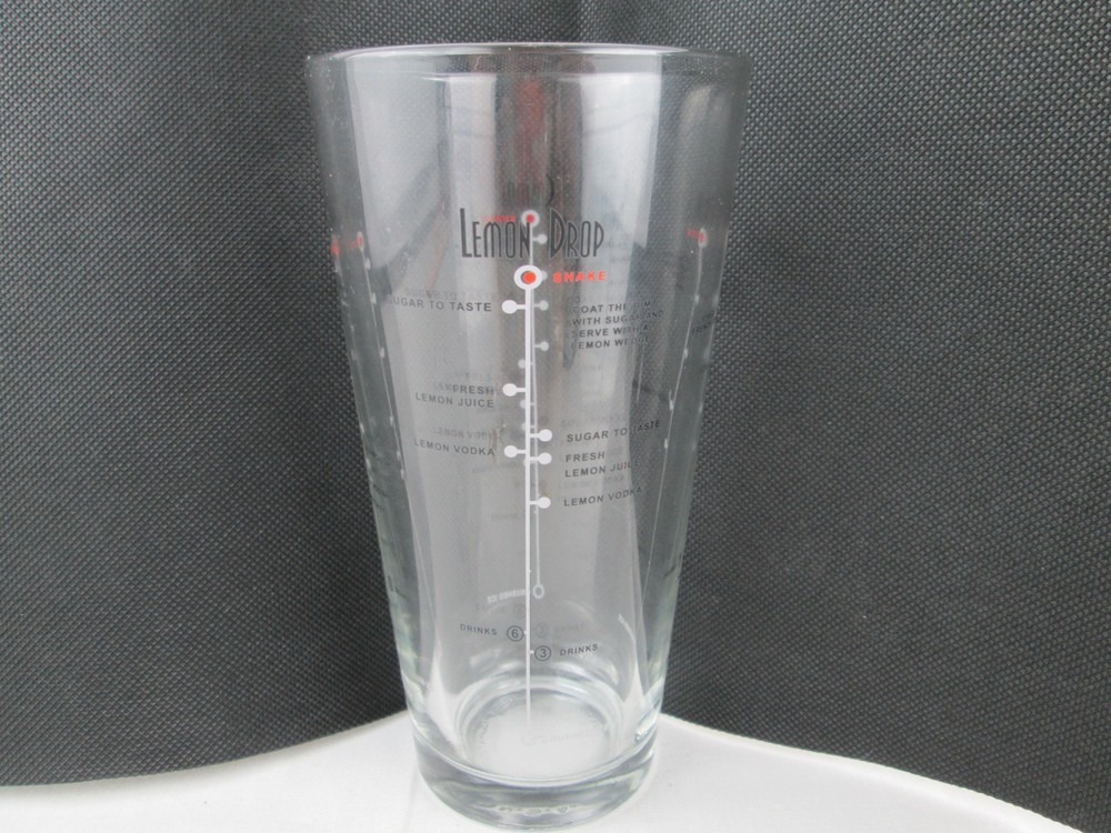 Libbey Duratuff MIXOLOGIST BAR Cocktail Recipes 20 OZ Mixing Glass