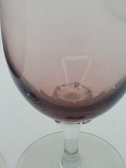 Set of 2 Gorham Crystal Pastelle Orchid Iced Teas LK