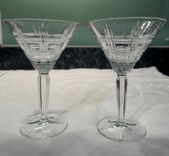 Marquis by Waterford martini glasses. set of 2.