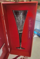 WATERFORD Crystal Champagne 12 Days of Christmas Flute Partridge Pear Tree