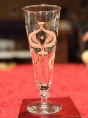 Retro Vintage Libbey Seville Atomic Pilsner Glasses Set/7 MCM Ex Cond 8″ Ex Cond