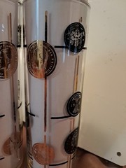 Mcm Libbey Old Coin 1960 Tom Collins Glasses Set Of 3 Vintage