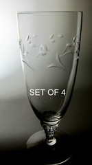 Tiffin Rose Marie 17501 (SET OF 4) ICED TEA GLASSES 7 3/8″ tall PERFECT