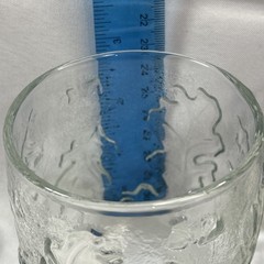 Anchor Hocking Glasses Leaves & Acorns Clear On the Rocks 3 1/2” Set of 4 AHC45