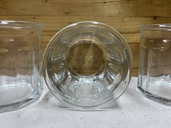 VTG Luminarc 500ml Clear Working Glass 10 Panel Tumbler Set of 4 Replacement
