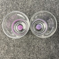 Bubble Drinking Glasses (Set Of 2) Shot Glass Small Drinking Purple Bubble