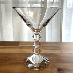 Baccarat Martini Vega Clear Cocktail Glass Crystal France Luxury Barware