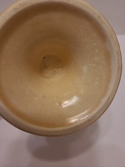Vintage Pfaltzgraff Village 5.25″ Stoneware Wine Water Juice Goblet Beige Brown