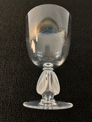 Wine Glasses No. 4 Bellini Model In Lalique Crystal H: 14 Cm