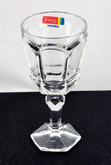 Fostoria Virginia Clear 6 Crystal Wine Goblets Glasses 6″ H 5 oz NEW OLD STOCK