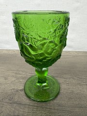 Madonna Inn Emerald Green Color 6 1/2” Goblet