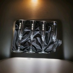 VTG NIB Set of Three Discontinued Dolce Vita by Franco Embellished Flutes