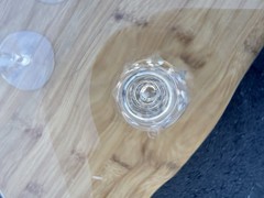 Lenox Crystal Firelight Water 7-3/4” Wine Glasses platinum 6 Oz ~Set Of 4