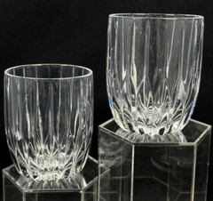 Mikasa Park Lane Double Old Fashioned Glasses 8 Oz Pair (2) 3-7/8″