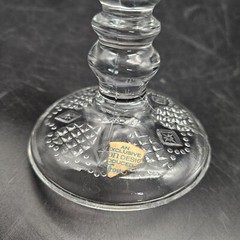 Vintage Retro 1978 Avon Fostoria Hearts and Diamonds Goblet 10 Ounce Capacity