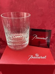 NIB FLAWLESS Glass BACCARAT France NANCY Crystal TRIPLE 18 Oz TUMBLER ICE HOLDER