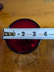 Ruby Red Hoffman House/(4) Imperial Glass/Ohio Water Goblets