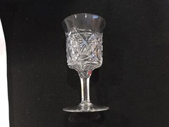American Brilliant period by LIBBEY CUT CRYSTAL PORT WINES glass 4 3/4″