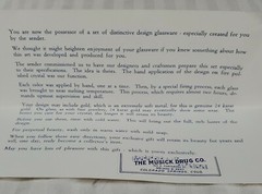 6 Custom MCM Glass 24k Gold Filigree Medical Doctor Themed Cocktail Glasses 7″