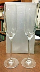 Pair of 10-1/8″ Lenox Champagne Flutes