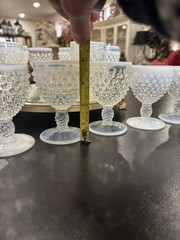 Vintage Fenton French Opalescent Moonstone Liquor/Shot Glass 4”