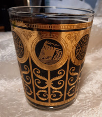 5 Libbey ROCK of GIBRALTER Old Fashioned Rocks Whiskey Glasses Set VGC 1965 MCM
