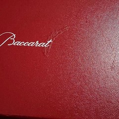Baccarat Rosa 2015 Year Tumbler Pair Japan Limited 3.35in