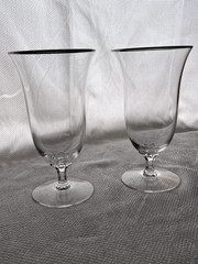 Lenox Maywood Platinum Iced Tea Glasses Set Of 2 – clear glass