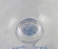 Varga Crystal Captiva Sky Blue Water Wine Hock Glass 8-3/4″ Multiple available