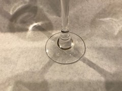 BACCARAT «France» ‘CHARTREUSE’ CRYSTAL RHINE WINES Glass 9” tall acid etched