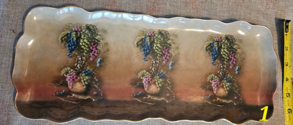 Vineyard Blessings by Lisa White server plate