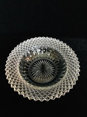 Anchor Hocking Clear Miss America Depression Glass Cereal Bowls, Set of 3