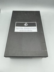 Set of 2 Royal Doulton Saturn Crystal Champagne (2 set available) 9 1/2 in