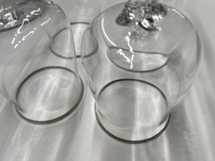 Hand blown Lenox Crystal Desire Water Goblets – Set of Four, Made in USA