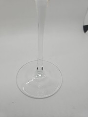 Royal Gallery Amber Crystal Wine Glass 9″ Etched Grapevine RGA4 – Elegant…