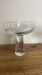 LASVIT CZECH GEORGE YABU & GLENN PUSHELBERG CLEAR “OTTO”CHAMPAGNE COUPE SET OF 2