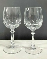 Gorham Crystal Royal Tivoli Wine Glasses Set of 2