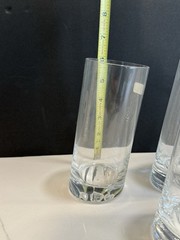 6 Schott Zwiesel Made In Germany 6” Leaning Tower Highball Glasses Barware NIB
