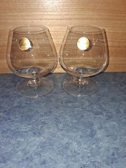 Vntg Cristal D’Arques Bellini «Brandy Snifters» 4.75″ Tall-New W/Tags & Box!!