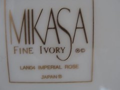 MIKASA IMPERIAL ROSE ROUND VEG BOWL 10 1/8″